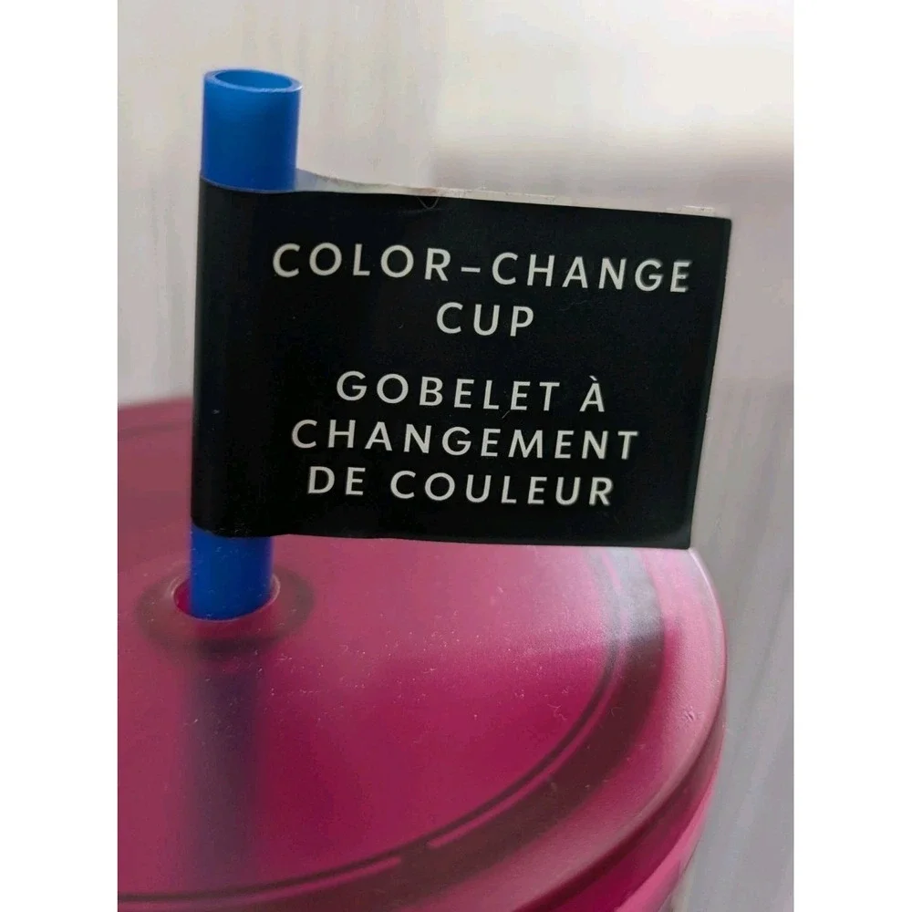 Starbucks New 2022 Holiday Woodland Lace Pink Color Change Tumbler 24oz Cold Cup